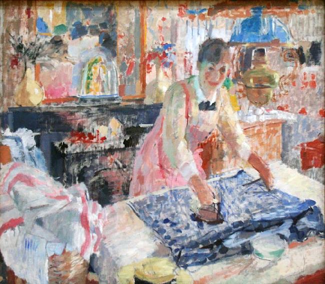 Rik Wouters Ironing china oil painting image